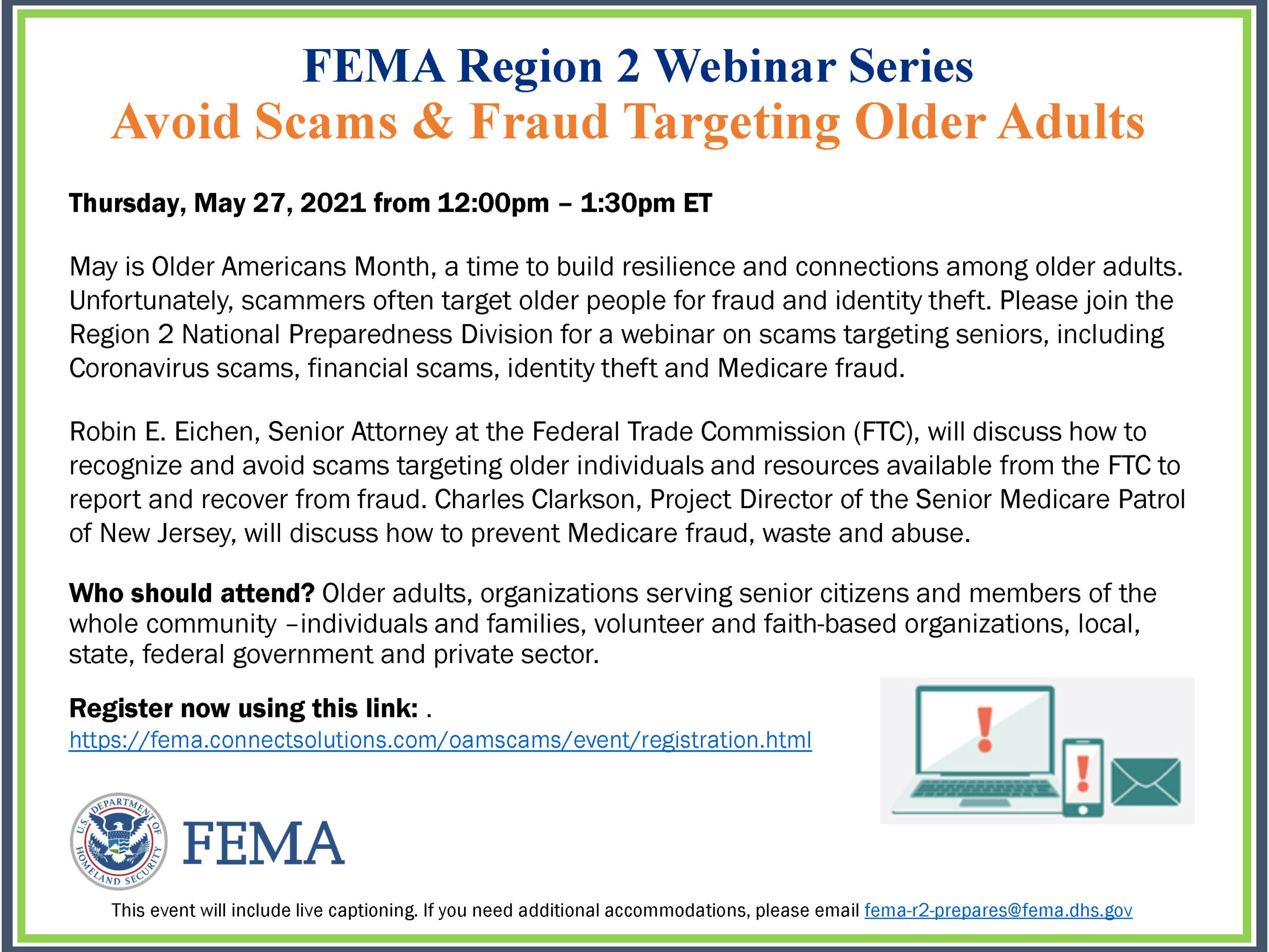 FEMA-Scams Fraud Targeting Older Adults - Senior Medical Patrol